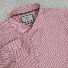 Charles Tyrwhitt Men  s 19 37 Houndstooth Non Iron Button Dress Flannel Lightweig