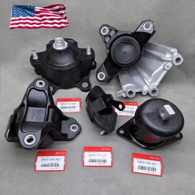 OEM 5PCS Engine Motor & Trans Mounts Kit For 08-12 Honda Accord 2.4L Auto Trans