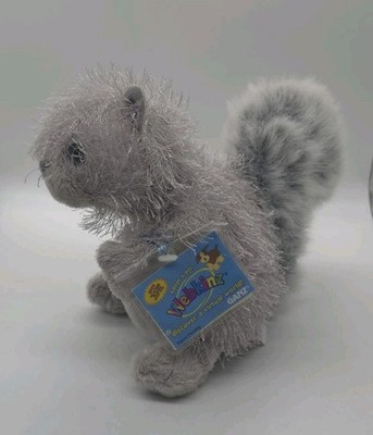 Ganz Webkinz Plush Grey Squirrel Brand New With Unused/Sealed Code Tag Cute 