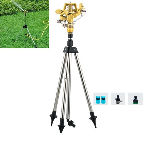Arroseur rotatif sur trépied - gazon rotatif à 360° - Kit d'arrosage télescopique pour arrosage jardin gransurface Hongjingda