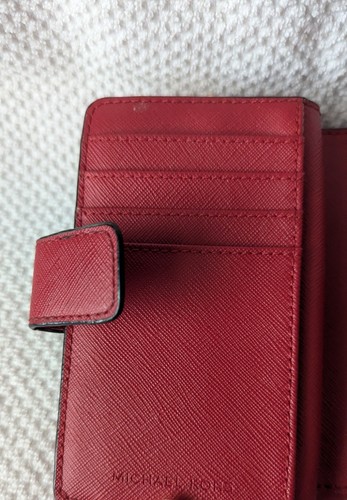 Michael Kors Barcelona Compact Leather Jersey Wallet. ZWT922 RKMNXB4ZJ.  - Afbeelding 7 van 12