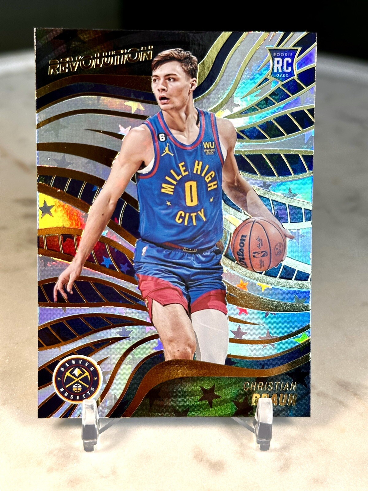 CHRISTIAN BRAUN 2022-23 Panini Revolution #109 Astro SP Rookie Kansas Nuggets RC