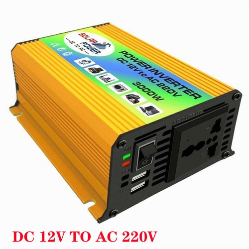 3000W Vehicle Solar Power Inverter DC 12V To AC 220V/110V Sine Wave Converter - Picture 11 of 11