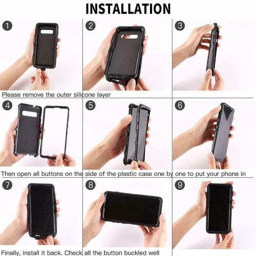 Funda híbrida protectora para Samsung S8 S9 S10 Plus S10e | Clip Otterbox compatible - Imagen 12 de 62