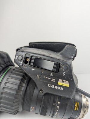 Canon YJ18x9B4 KRS SX12 IF 18x 9-162mm 1:1.8 BCTV Zoom Lens Canon YJ18x9B4 KRS SX12 IF 18x 9-162mm 1:1.8 BCTV Zoom Lens