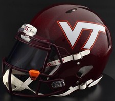 VIRGINIA TECH HOKIES NCAA Riddell Speed Full Size AUTHENTIC Football Helmet