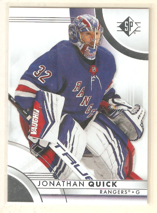 Jonathan Quick 2023-24 SP Retail Base Card #34 Rangers