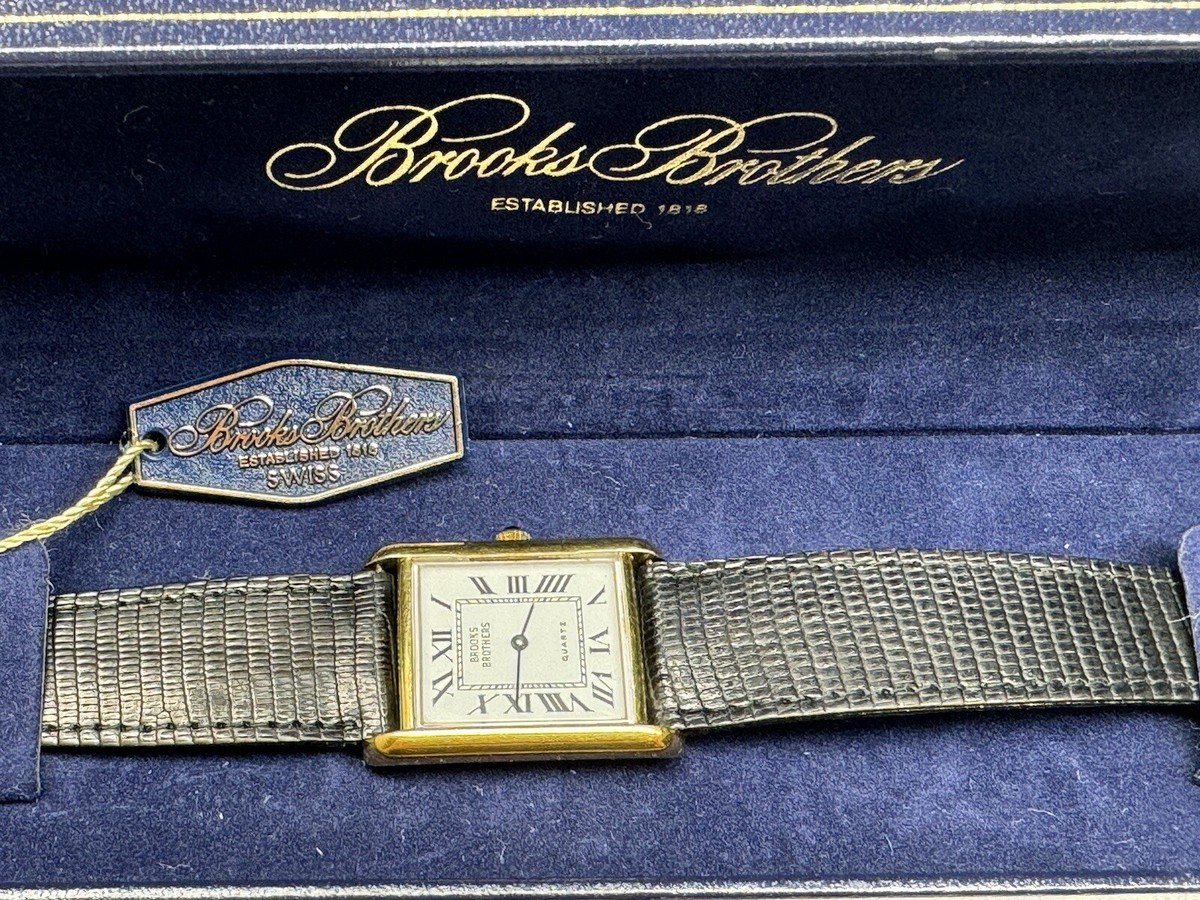 Brooks Brothers 腕時計 ヴィンテージ 稼働品 美品 tank Brooks Brothers 腕時計 ヴィンテージ 稼働品 美品 tank