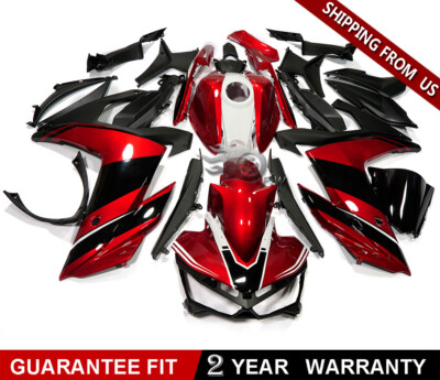 Red Black Fairing Kit For YAMAHA YZF R3 2014-2018 / R25 2015-2017