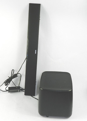 Polk Audio Surroundbar 3000 Speaker and Subwoofer with OEM Power Cord E321 E313