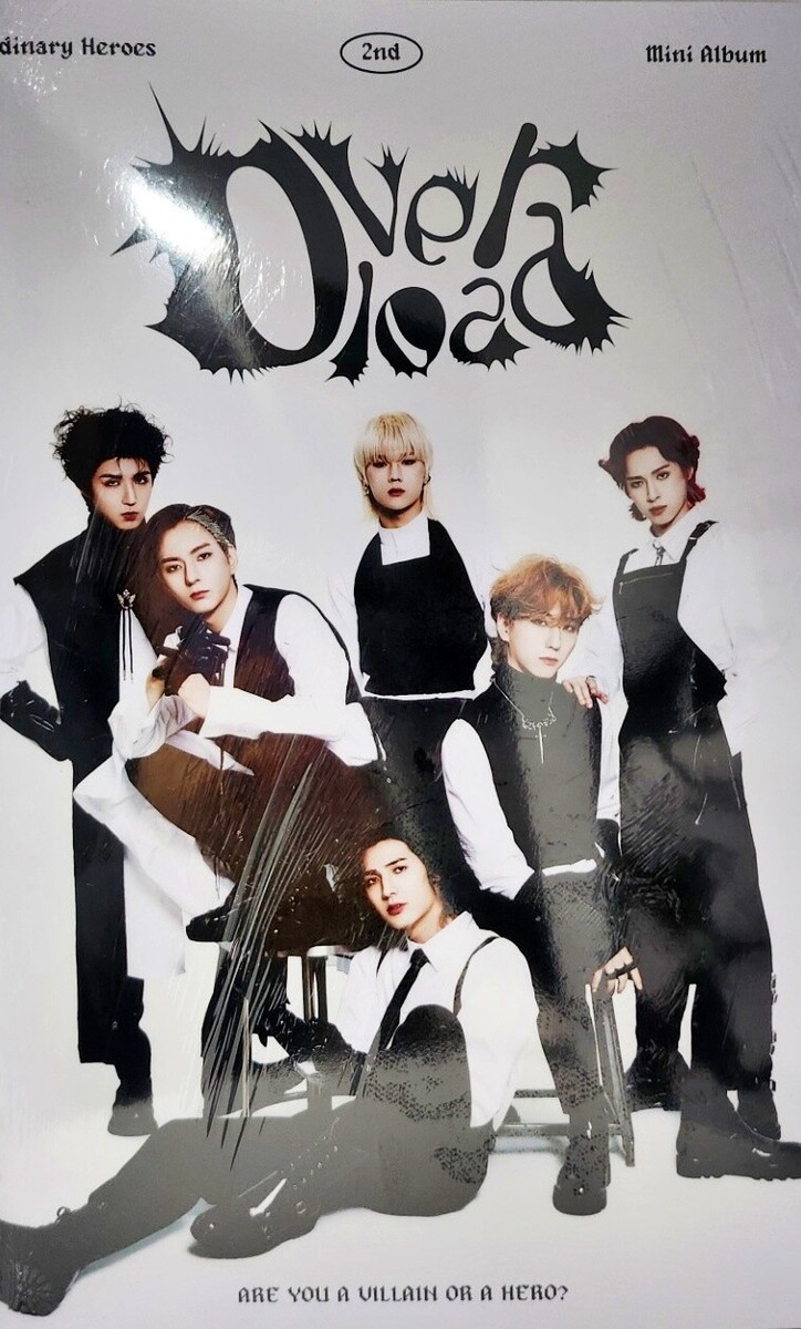 Xdinary Heroes 2nd Mini Album Overload CD+Book+Card+Sticker+
