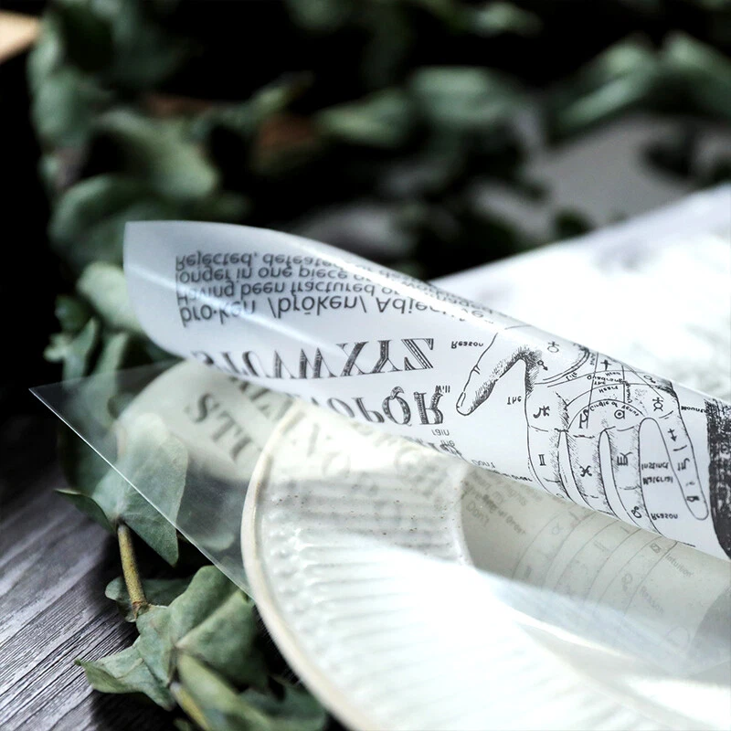 8Pcs Self Adhesive Vellum Paper Die Cuts for Scrapbooking Planner Paper Crafts - image 4 of 4