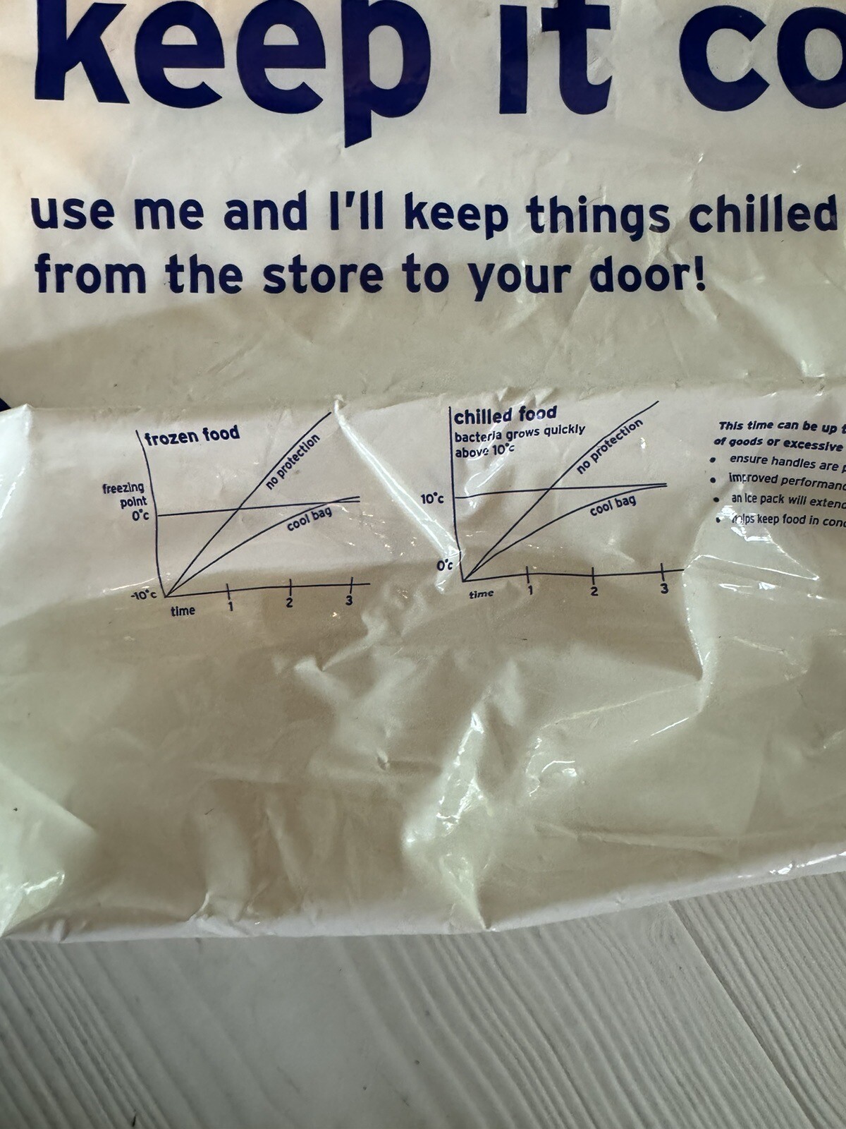 2 Thermo Bags "Sainsbury's, making life taste better, keep it cool" eBay