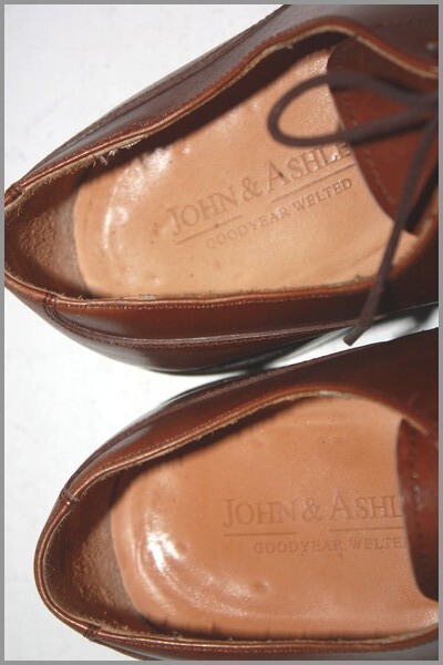 Bottines John & Ashley En Cuir Taille 38.5 - Vintage, Fait Main Au Royaume-Uni