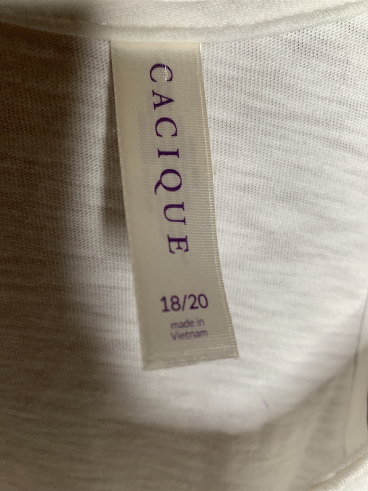 CACIQUE Intimates White Lace Night Dress Sleeveless R… Gem