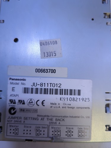 Panasonic Internal ATAPI IDE ZIP 100 Drive JU-811T012 - Picture 2 of 4