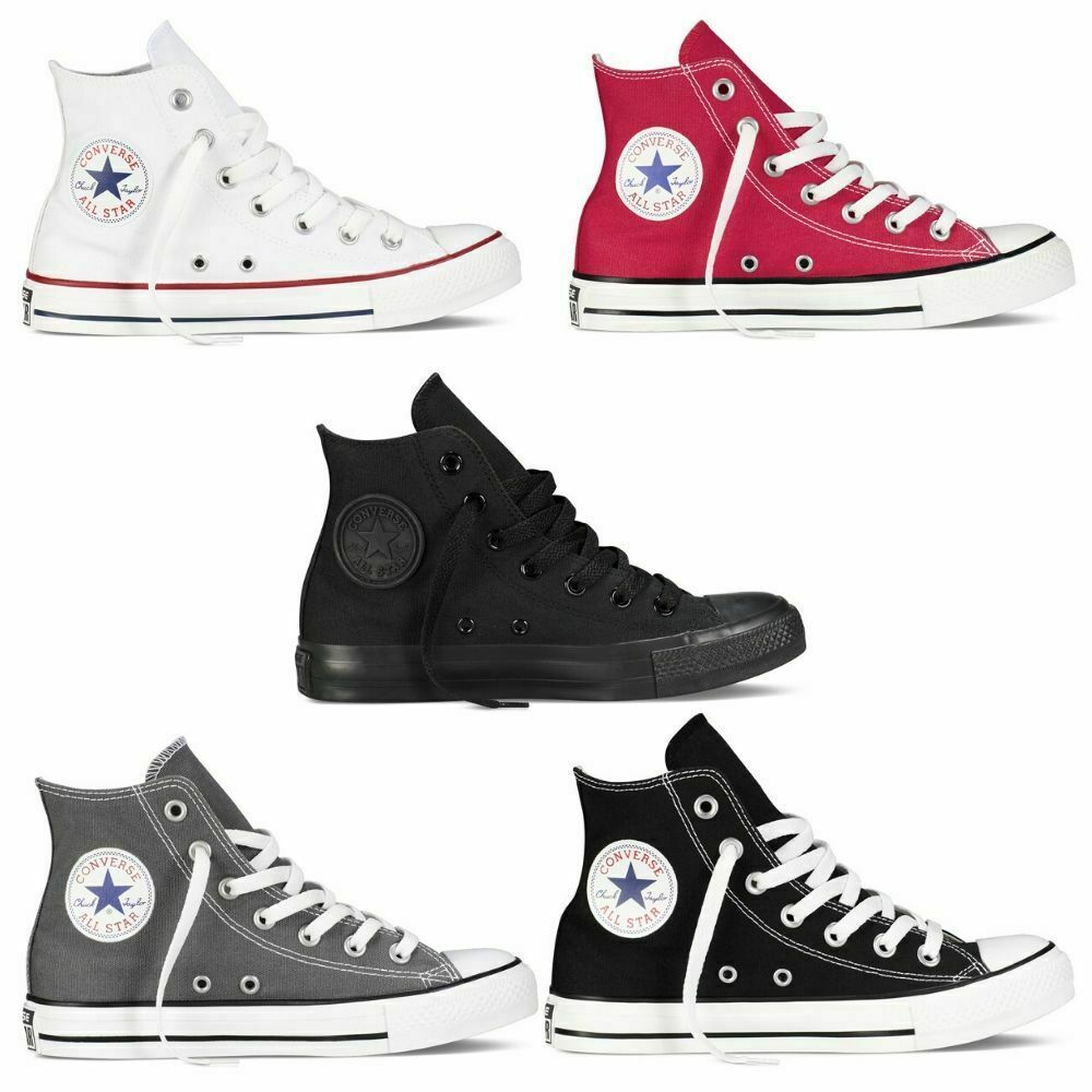 hi top black converse womens