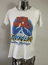 NEW Junk Food Men T-shirt Color Beige Size Xs “ The Who” Michigan Rock America