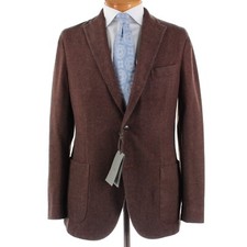 Boglioli NWT Sport Coat / K Jacket Size 52R 42R US In Brownish Orange Melange
