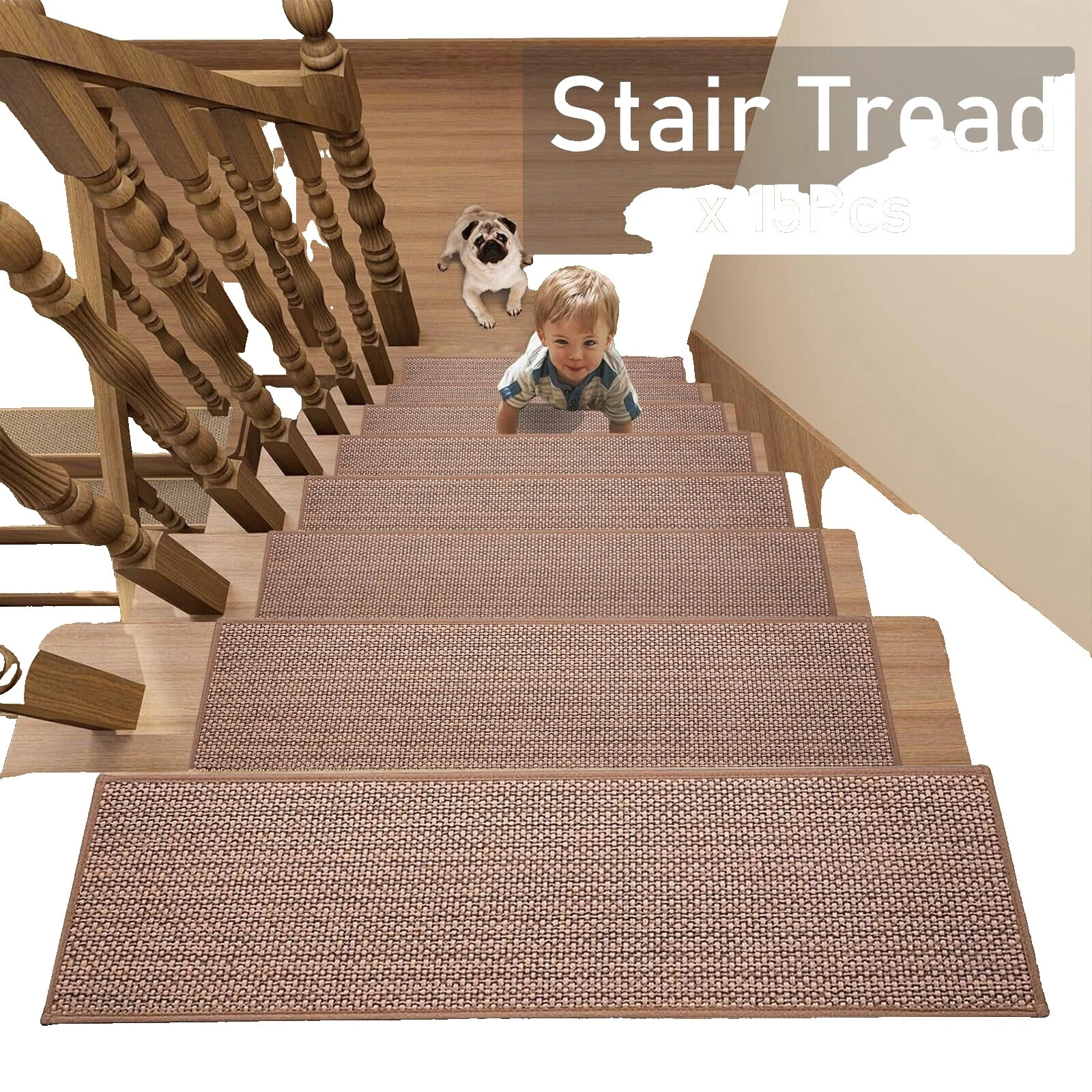 Alfombra Marrón Alfombras de escaleras