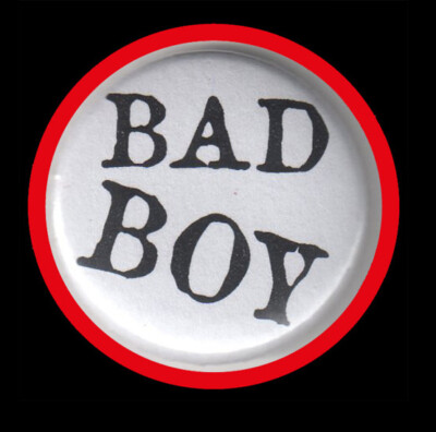 BAD BOY WEISS ''BUTTON'' MC/BIKER/ 1%/
