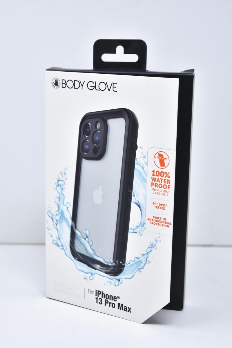 Body Glove Tidal Waterproof Case for Apple iPhone 13 Pro Max Black/Clear