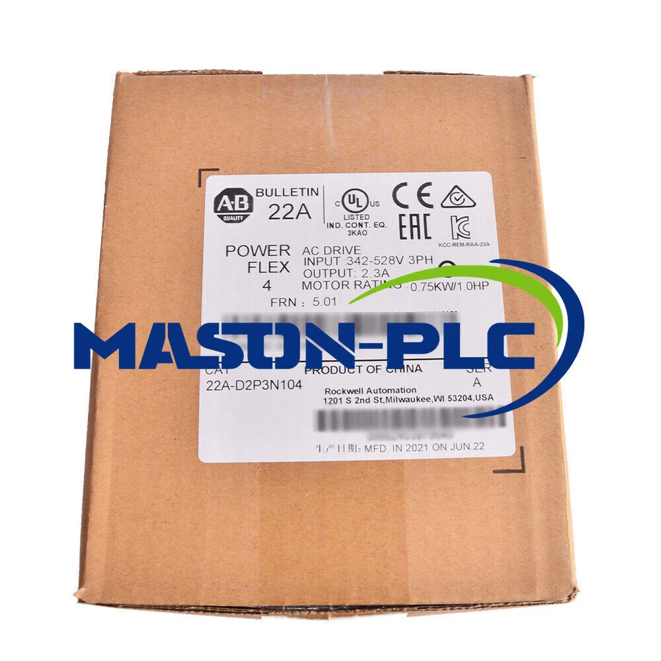 22B-D2P3N104 /A NEW Sealed AB 22B-D2P3N104 /A Powerflex 40 AC Drive Fast Ship HT - Image 3 of 4