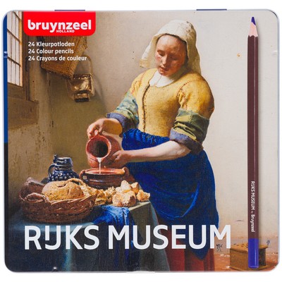 BRUYNZEEL Dutch Masters Colouring Pencils - The Milkmaid (Set of 24) - NEW