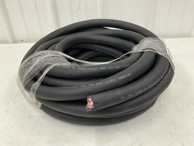 Portable Cord  E3667 6 Awg 4 Conductor Portable Cord 600V 50 Ft. Bk