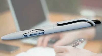 TOPPOINT Design Kugelschreiber mit Wunschtext, Logo, Foto oder Bild 4-farbig bedruckt