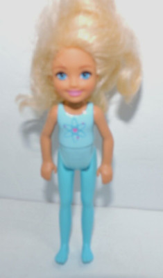 mattel Chelsea doll in blue molded outfit 2016