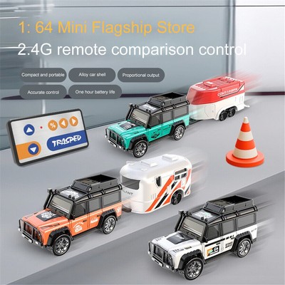 Mini RC Drift Car, Maßstab 1:64 Alu Truck, ferngesteuertes 4x4 Geländefahrzeug