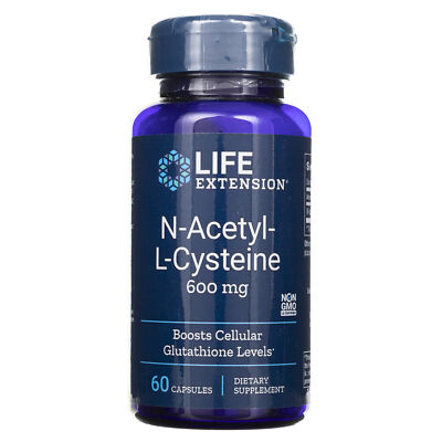 Life Extension N-Acetyl-L-cysteine ??(NAC) 600 mg 60 Kapseln