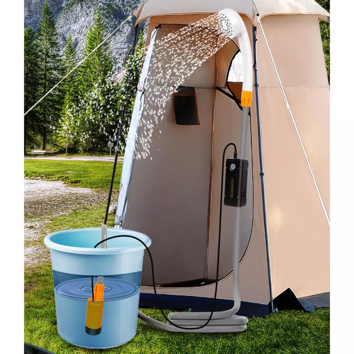 Camping Shower Kit