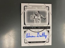 Adrian Dantley 2020-21 National Treasures Auto Autograph Detroit Pistons /99