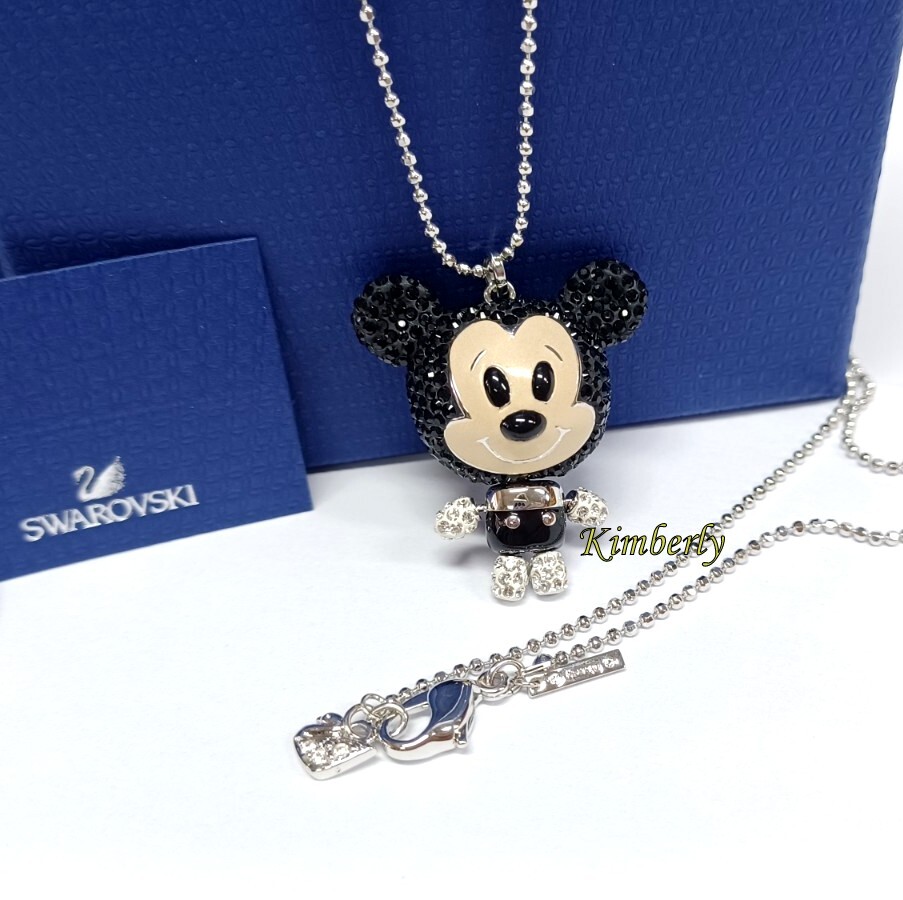 Swarovski 3D Mickey Mouse Long Pendant Disney Crystal RHS