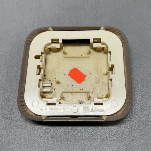 BMW E46 3-Series Alarm Sensor Cover Panel Beige Headliner Trim 51448243733 - 第 5/10 張圖片