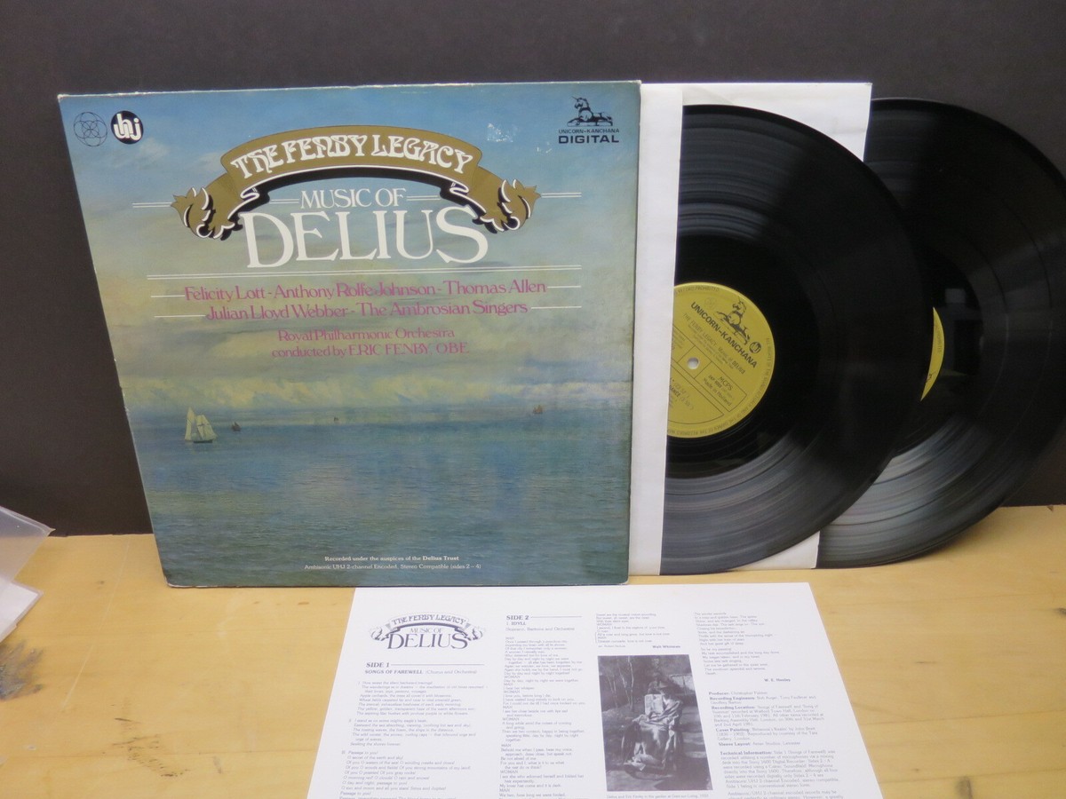 Delius: The Music of Delius (MINT 1981 Unicorn-Kanchana, UK 2LP