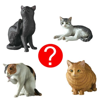 small plastic cat figures