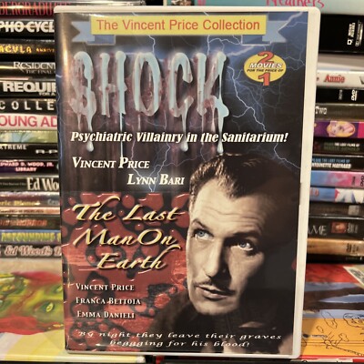 Shock 1946 / Last Man on Earth 1964 DVD Vincent Price Film Noir / Sci-Fi Horror