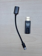 AudioQuest Dragonfly Black V1.5 USB DAC & Headphone Preamp with USB-C adapter