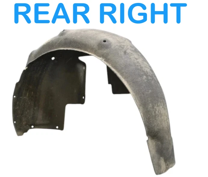 Guardabarros trasero derecho BMW 328i Active Hybrid 3 12-19 protector contra salpicaduras OEM Foto 3 de 4