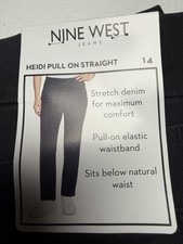Nine West Jeans Heidi Pull On Straight