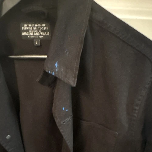 Imogene and Willie Men's jack jacket in overdyed slate L. image 4