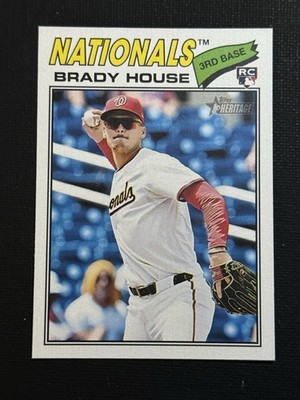 2026 Topps Heritage Brady House RC Base #153 Washington Nationals
