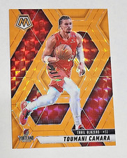 TOUMANI CAMARA 2024-25 Panini Mosaic Orange Fluorescent Prizm SP #d 16/25