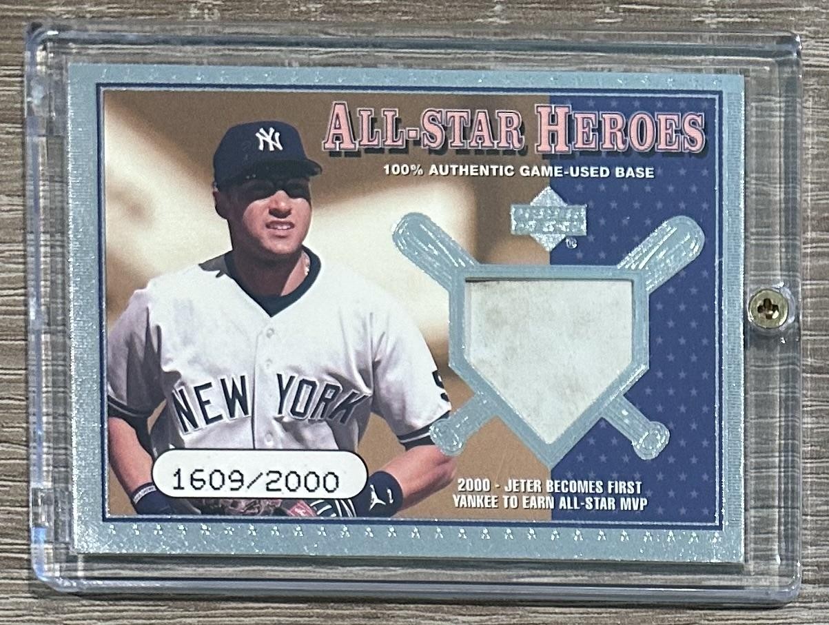 Derek Jeter #ASH-DJ (Baseball Cards 2001 Upper Deck All Star Heroes) — is it worth grading?