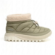 Columbia Snowtrot Shorty Snow Boots - Women's Sz 7 - Grey Green Fleece Lined NIB