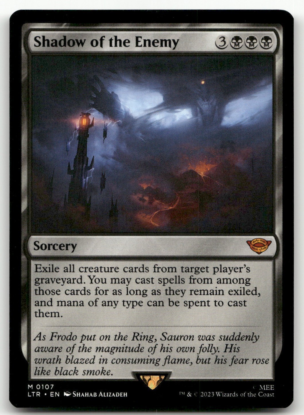 Shadow of the Enemy #107 (NM) Lord of the Rings LTR Magic MTG