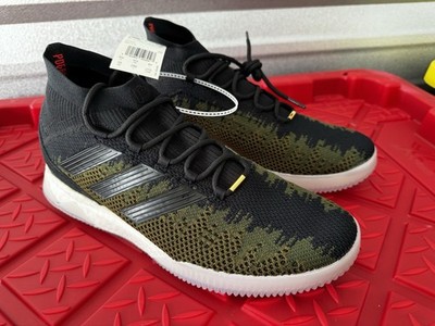 New Adidas Paul Pogba Predator Shoes Black Green Indoor Soccer BB7416 Men s 10